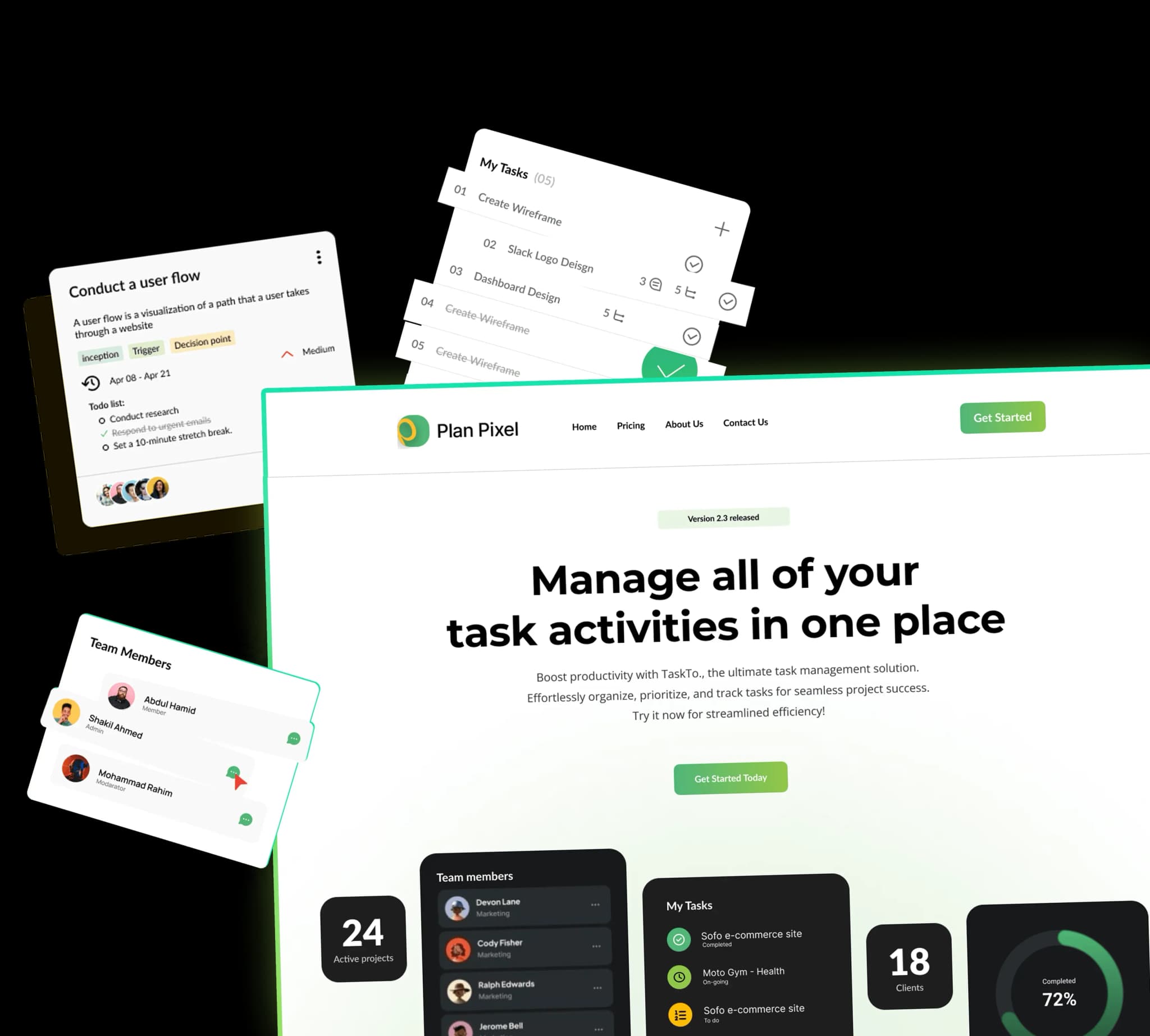 Plan Pixel - Task Management Solutions - Project by Sabbir Mohammad Sami