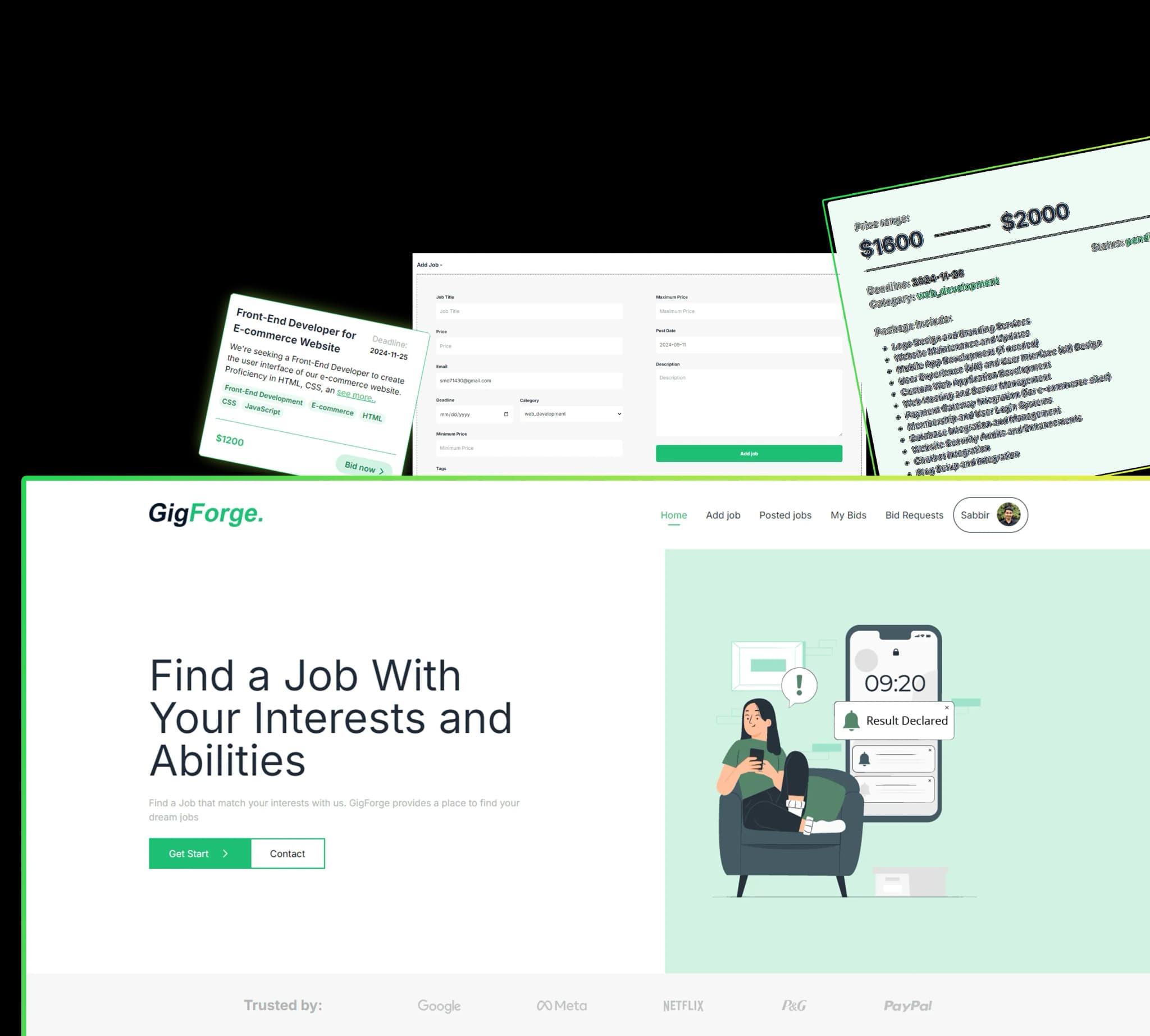 Job Hunting Solution. - Project by Sabbir Mohammad Sami