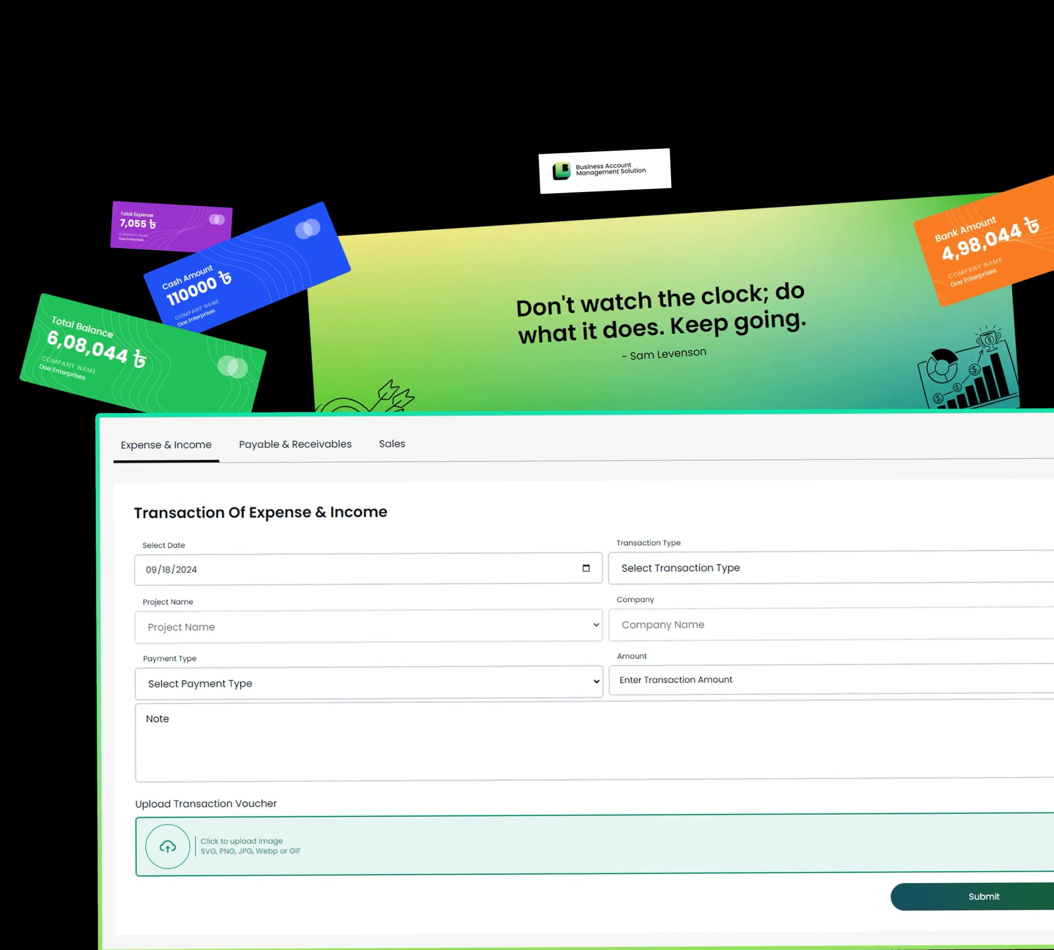 Business Account Management Solution - Project by Sabbir Mohammad Sami