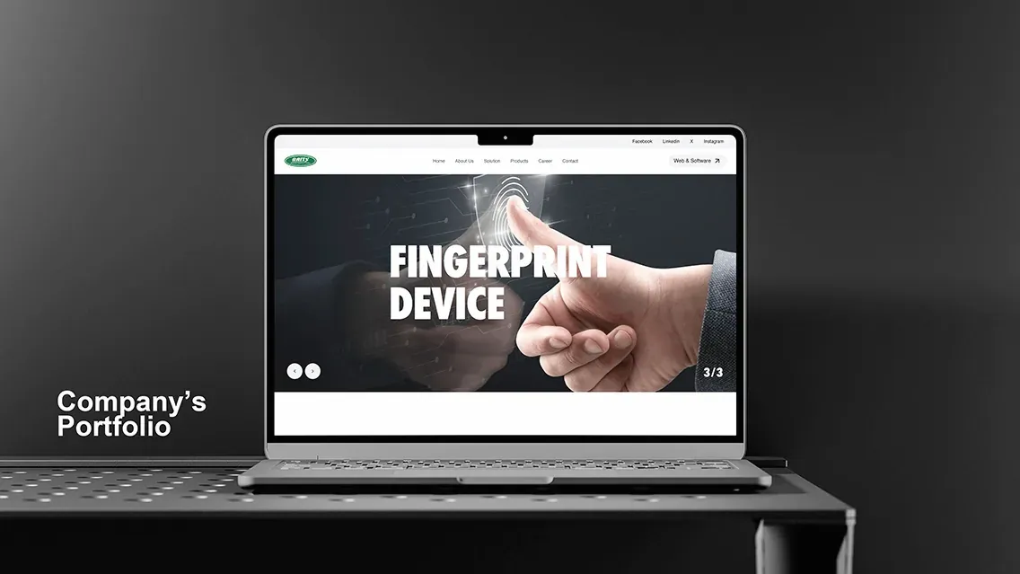 Company's Portfolio Website Redesign