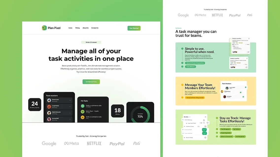 Plan Pixel - Task Management Solution